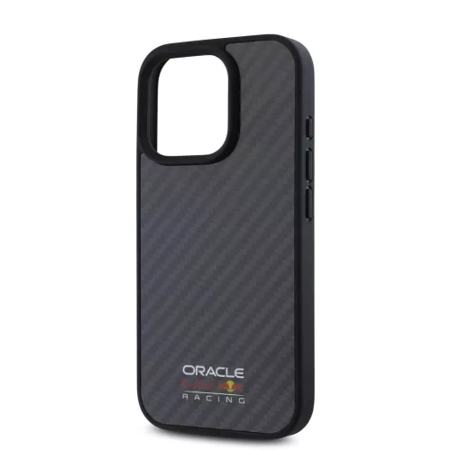 Red Bull Carbon Shiny Logo MagSafe tok, iPhone 16 Pro Max - fekete