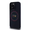 Red Bull Silicone Red Ring MagSafe tok, iPhone 15 Pro - sötétkék
