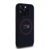Red Bull Silicone Red Ring MagSafe tok, iPhone 15 Pro - sötétkék