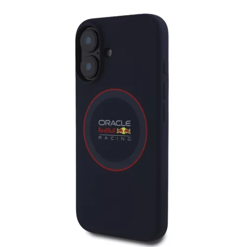 Red Bull Silicone Red Ring MagSafe tok, iPhone 16 Plus - sötétkék