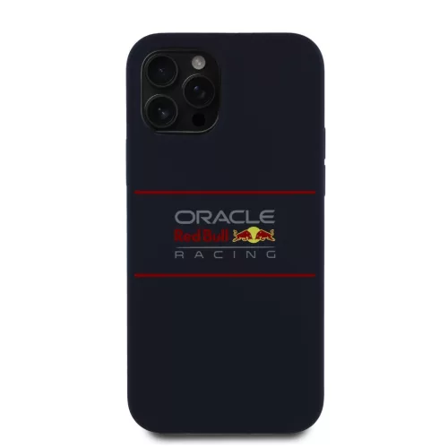 Red Bull Silicone Horizontal Logo MagSafe tok, iPhone 12 / 12 Pro - sötétkék