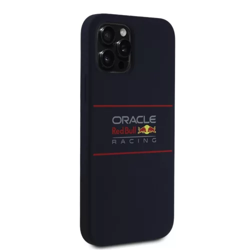 Red Bull Silicone Horizontal Logo MagSafe tok, iPhone 12 / 12 Pro - sötétkék