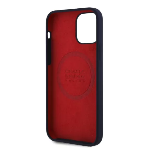 Red Bull Silicone Horizontal Logo MagSafe tok, iPhone 12 / 12 Pro - sötétkék