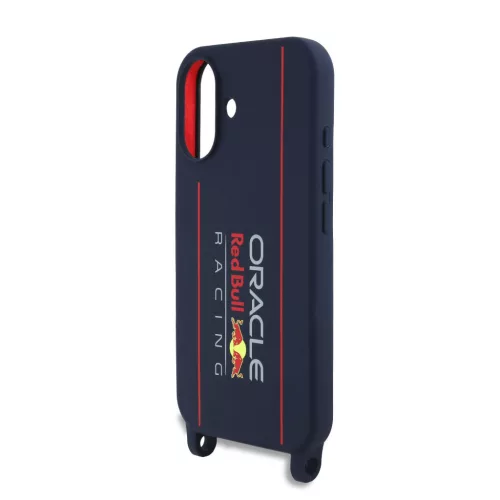 Red Bull Silicone Vertical Logo MagSafe tok, iPhone 16 - sötétkék