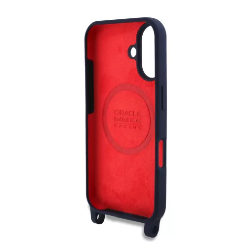Red Bull Silicone Vertical Logo MagSafe tok, iPhone 16 - sötétkék