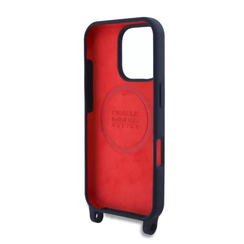 Red Bull Silicone Vertical Logo MagSafe tok, iPhone 16 Pro Max - sötétkék