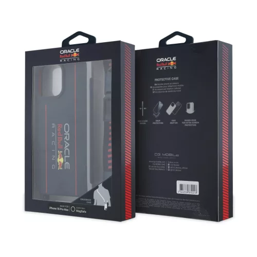 Red Bull Silicone Vertical Logo MagSafe tok, iPhone 16 Pro Max - sötétkék