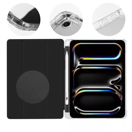 OBAL:ME MistyTab tok – Apple iPad Air 11(2020/22/24/25/26)/iPad Pro 11 (1/2/3/4) – fekete