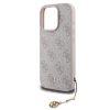 Guess 4G Charm iPhone 16 Pro tok – rózsaszín