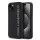 Karl Lagerfeld 3D Rubber Glitter Logo tok, iPhone 15 - fekete