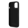 Karl Lagerfeld 3D Rubber Glitter Logo tok, iPhone 15 - fekete