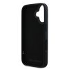 Karl Lagerfeld 3D Rubber Double Heads tok, iPhone 16 - fekete