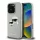 Karl Lagerfeld 3D Rubber Double Heads tok, iPhone 16 Pro Max Beige