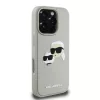 Karl Lagerfeld 3D Rubber Double Heads tok, iPhone 16 Pro Max Beige