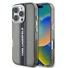 Karl Lagerfeld IML Stripe Logo iPhone 16 Pro Max tok – fekete