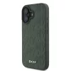 DKNY PU Leather Grid Pattern Magsafe tok, iPhone 16 - zöld