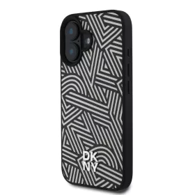 DKNY PU Leather Crosswalk Pattern Magsafe tok, iPhone 16