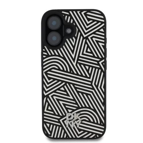 DKNY PU Leather Crosswalk Pattern Magsafe tok, iPhone 16