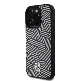 DKNY PU Leather Crosswalk Pattern Magsafe tok, iPhone 16 Pro