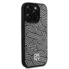 DKNY PU Leather Crosswalk Pattern Magsafe tok, iPhone 16 Pro