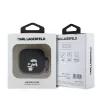 Karl Lagerfeld 3D Logo NFT Karl and Choupette Silicone tok, Airpods 4 - fekete
