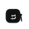 Karl Lagerfeld 3D Logo NFT Choupette Head Silicone tok, Airpods 4 - fekete