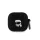 Karl Lagerfeld 3D Logo NFT Karl Head Silicone tok, Airpods 4 - fekete