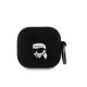 Karl Lagerfeld 3D Logo NFT Karl Head Silicone tok, Airpods 4 - fekete