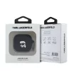 Karl Lagerfeld 3D Logo NFT Karl Head Silicone tok, Airpods 4 - fekete
