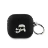 Karl Lagerfeld PU Embossed Karl and Choupette Heads tok, Airpods 4 - fekete