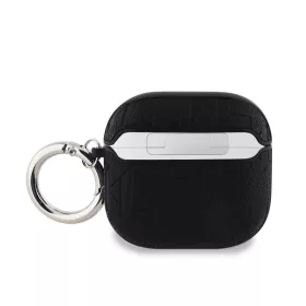   Karl Lagerfeld PU Embossed Karl and Choupette Heads tok, Airpods 4 - fekete