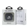Karl Lagerfeld PU Embossed Karl and Choupette Heads tok, Airpods 4 - fekete