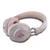 Guess PU 4G Metal Logo ENC Wireless Headphone Pink - rózsaszín