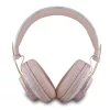 Guess PU 4G Metal Logo ENC Wireless Headphone Pink - rózsaszín