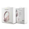 Guess PU 4G Metal Logo ENC Wireless Headphone Pink - rózsaszín