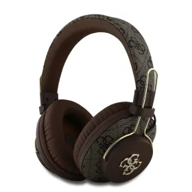   Guess PU 4G Metal Logo ENC Wireless Headphone Brown - barna -