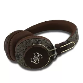   Guess PU 4G Metal Logo ENC Wireless Headphone Brown - barna -