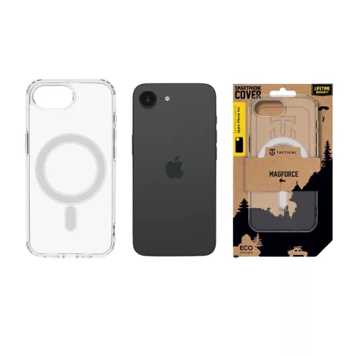 Tactical MagForce tok, Apple iPhone 16e / 17e - Transparent -