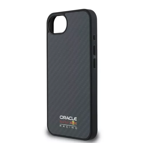 Red Bull Carbon Shiny Logo MagSafe tok, iPhone 16e / 17e - fekete