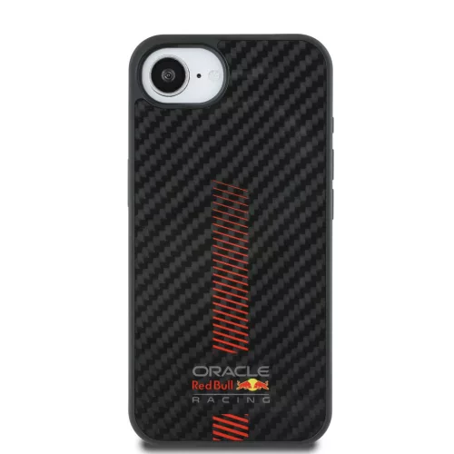 Red Bull Carbon Powerbar MagSafe tok, iPhone 16e / 17e - fekete