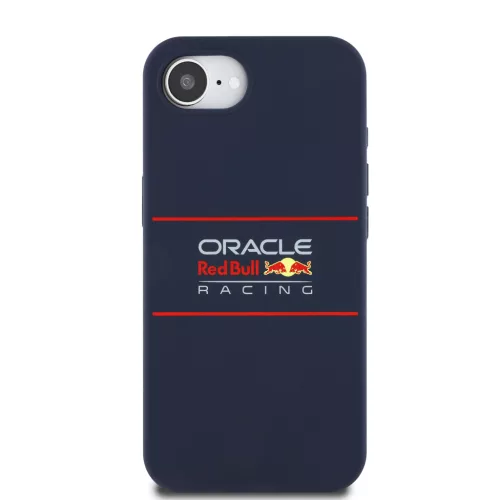 Red Bull Silicone Horizontal Logo MagSafe tok, iPhone 16e / 17e - sötétkék