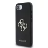 Guess PU Grained 4G Metal Logo tok Apple iPhone 16e/17e készülékhez – Fekete