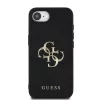 Guess PU Grained 4G Metal Logo tok Apple iPhone 16e/17e készülékhez – Fekete
