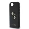 Guess PU Grained 4G Metal Logo tok Apple iPhone 16e/17e készülékhez – Fekete