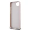 Guess PU Grained 4G Metal Logo tok Apple iPhone 16e/17e készülékhez – Rózsaszín