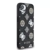 Guess PU 4G Peony MagSafe tok Apple iPhone 16e/17e készülékhez – Fekete