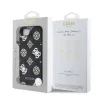 Guess PU 4G Peony MagSafe tok Apple iPhone 16e/17e készülékhez – Fekete