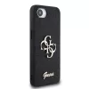 Guess PU Fixed Glitter 4G Metal Logo tok Apple iPhone 16e/17e készülékhez – Fekete