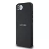 Guess PU Grained Classic Logo MagSafe tok Apple iPhone 16e/17e készülékhez – Fekete