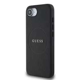   Guess PU Grained Classic Logo MagSafe tok Apple iPhone 16e/17e készülékhez – Fekete
